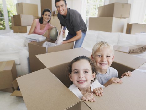 Professional removals team preparing a house move in Sudbury
