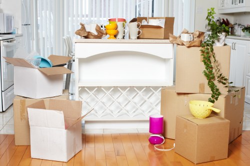 Organized office storage cabinets in a Sudbury workplace