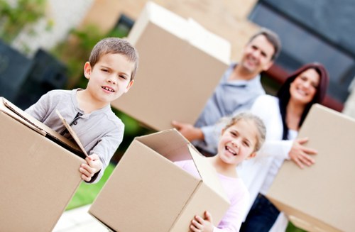 Charity donation-ready furniture and reusable items prepared for redistribution