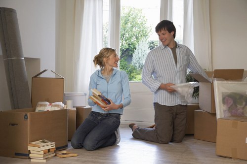 Packed furniture and seasonal belongings stored safely in Sudbury